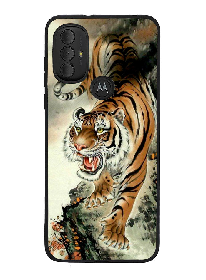 Tiger Japanese Painting Motorola Moto G Pure 2021 , Moto G Power 2022 Case