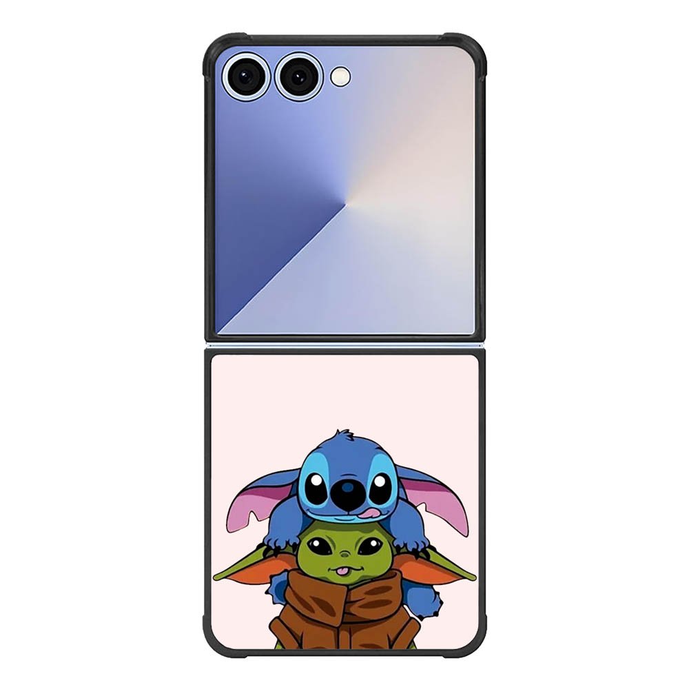 Baby Yoda and Stitch Samsung Galaxy Z Flip 7 5G Case