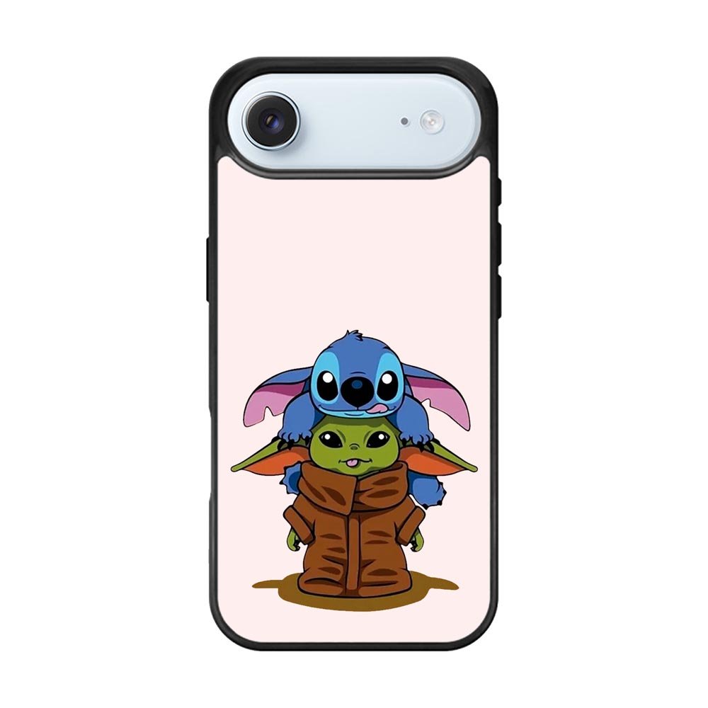 Baby Yoda and Stitch iPhone Air Case