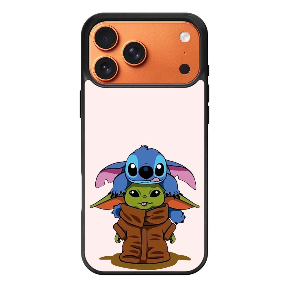 Baby Yoda and Stitch iPhone 18 Pro Case