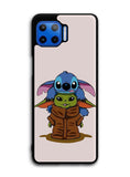 Baby Yoda and Stitch Motorola Moto One 5G Case , Moto One 5G UW Case , Moto G 5G Plus Case