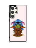 Baby Yoda and Stitch Samsung Galaxy S25 Ultra 5G Case