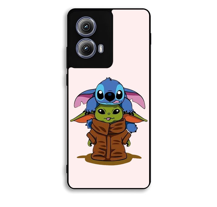 Baby Yoda and Stitch Motorola Moto Edge 2024 Case DC6645