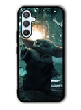 Baby Yoda In The Forest Love Butterfly Samsung Galaxy A54 5G Case