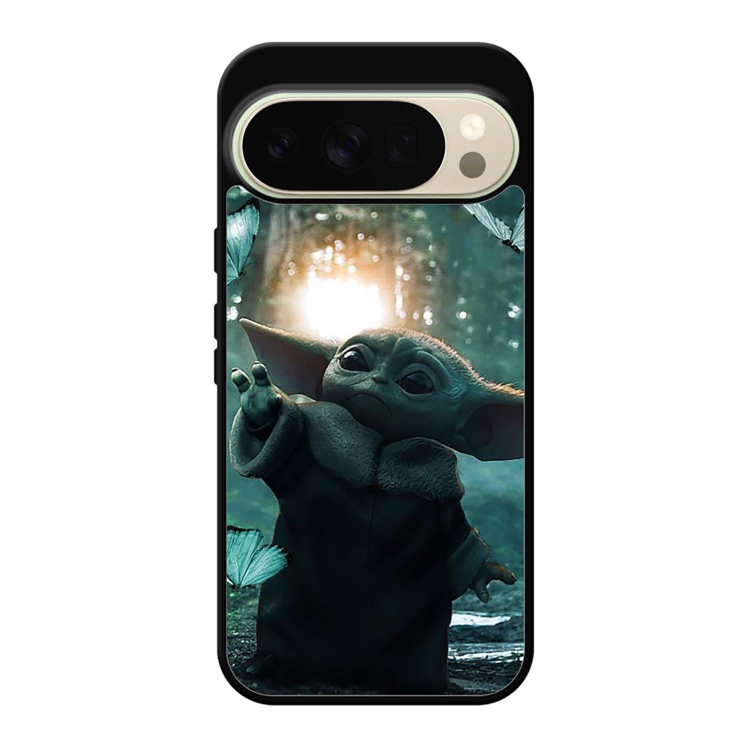 Baby Yoda In The Forest Love Butterfly Google Pixel 10 Pro XL Case