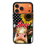 Cow With Tie SuNflower iPhone 18 Pro Case