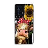 Cow With Tie SuNflower Motorola Moto G Power 5G 2024 Case DC3770