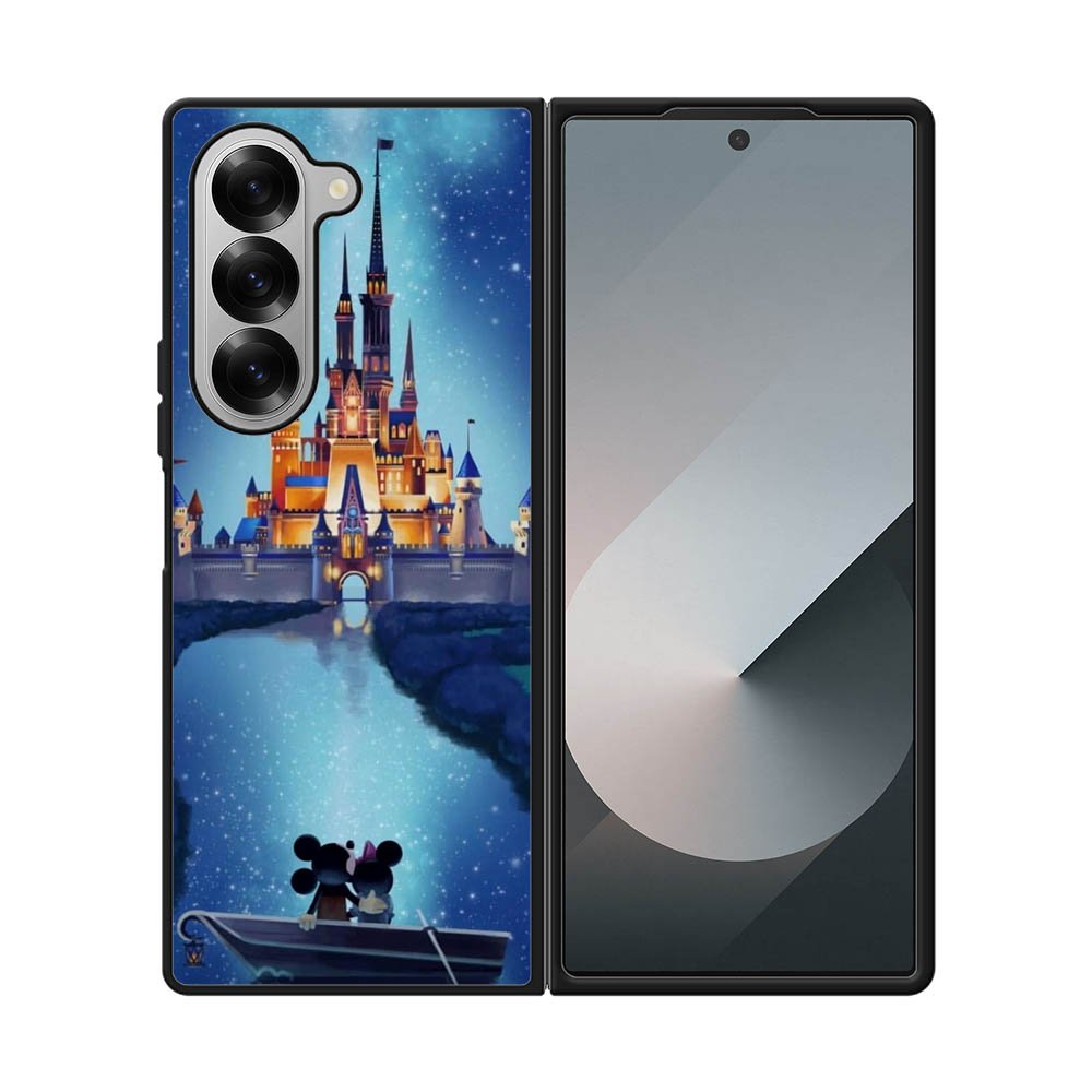 Mickey Minnie Cinderella Castle Samsung Galaxy Z Fold 7 5G Case