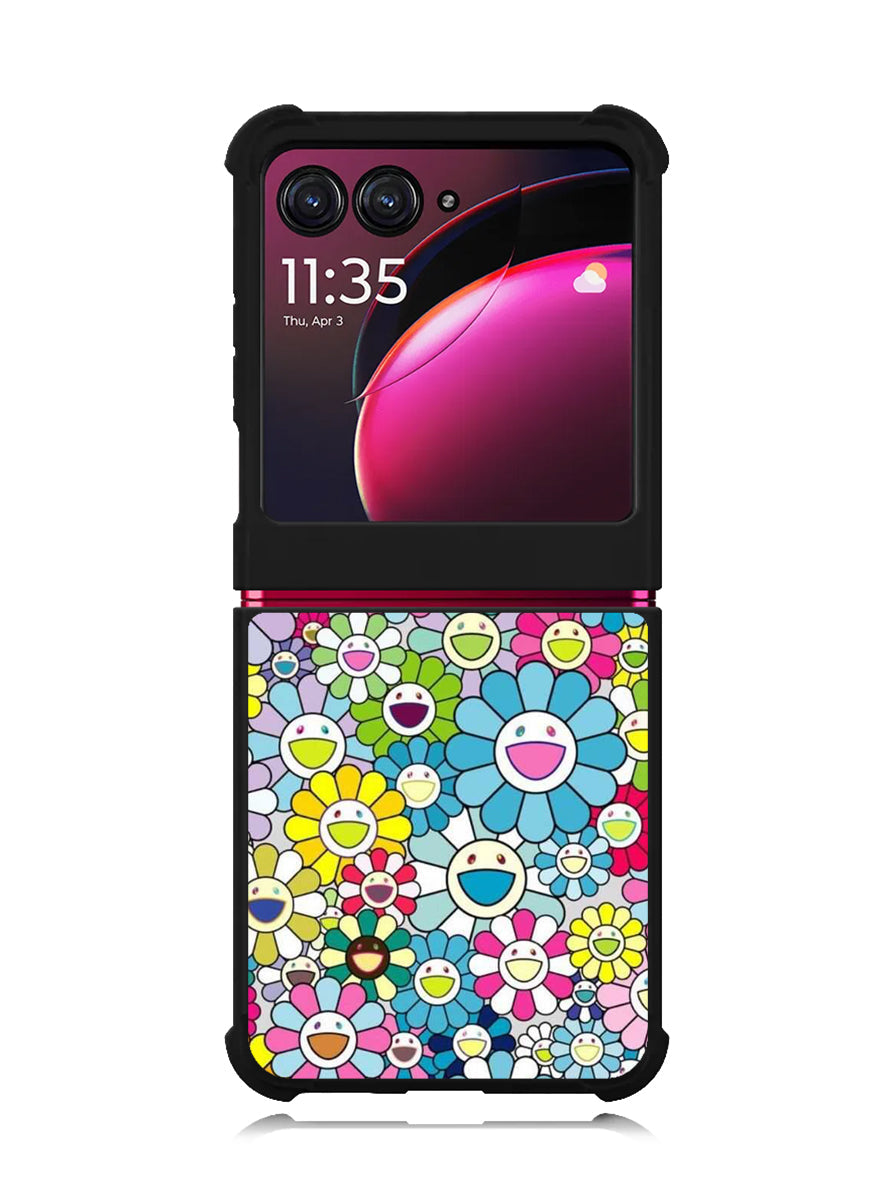 Takashi Murakami Flower Motorola Moto Razr Plus 2023 , Moto Razr+ 2023 Case