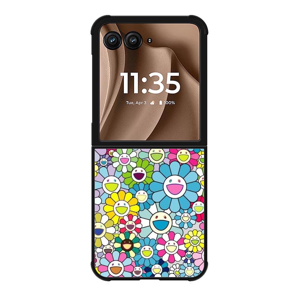 Takashi Murakami Flower Motorola Moto RAZR Plus 2025 Case
