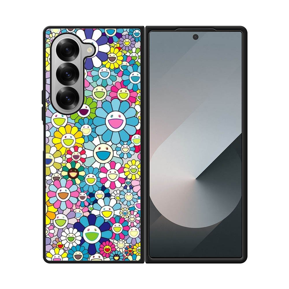 Takashi Murakami Flower Samsung Galaxy Z Fold 7 5G Case