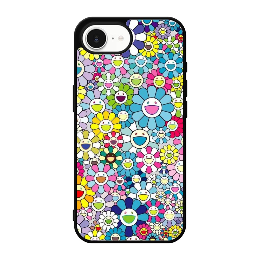 Takashi Murakami Flower iPhone 17e Case