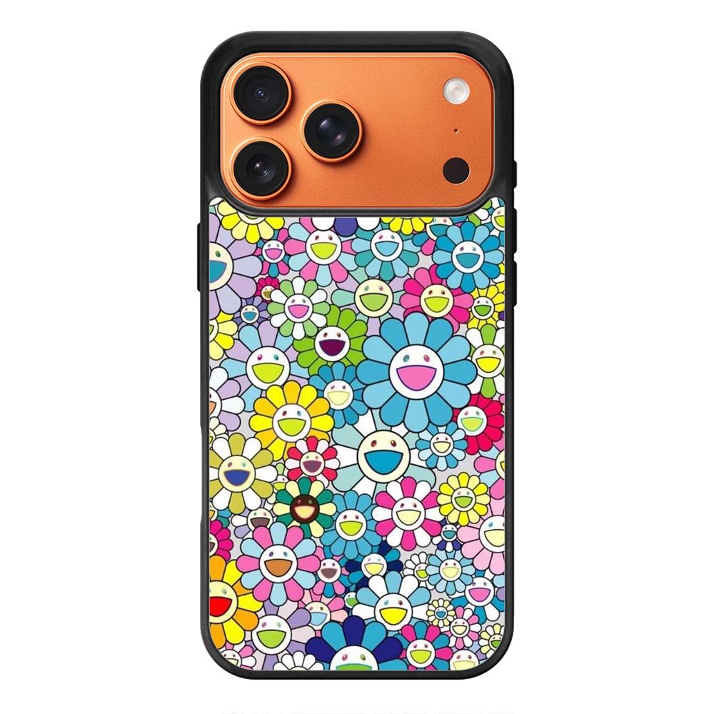 Takashi Murakami Flower iPhone 18 Pro Case