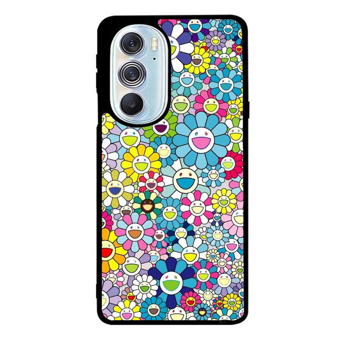 Takashi Murakami Flower Motorola Moto Edge 2022 Case