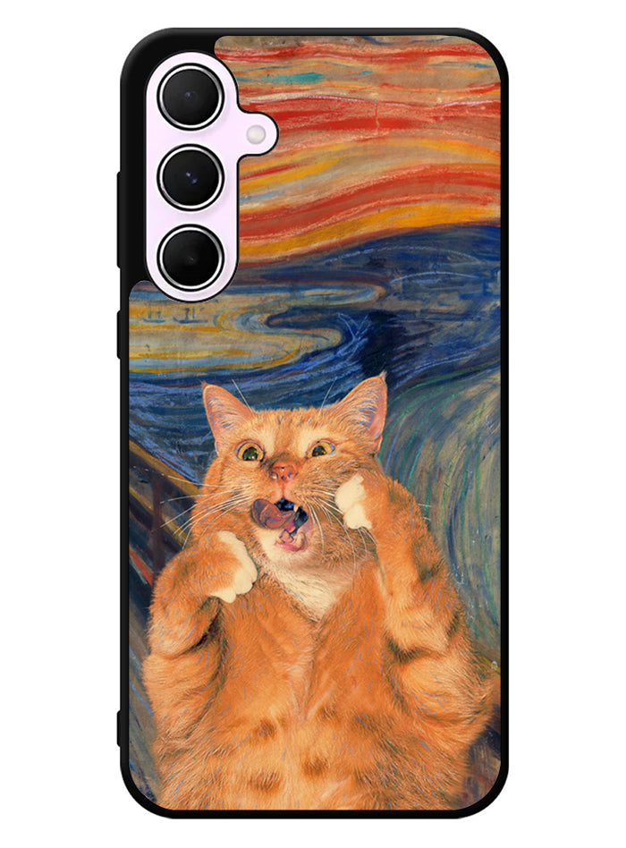 Cat The Scream Samsung Galaxy A35 5G Case