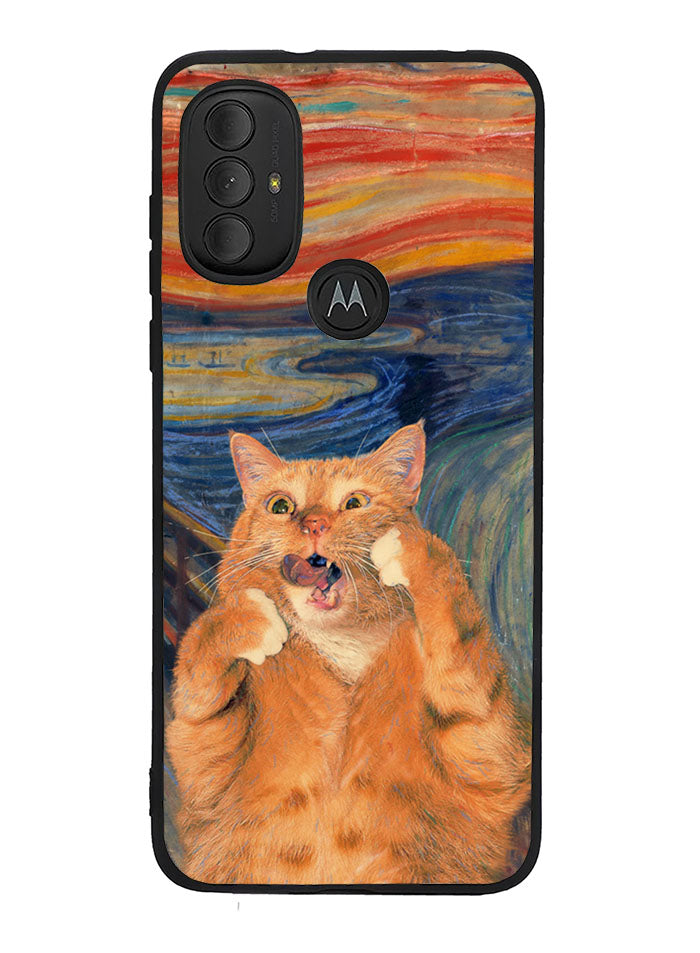 Cat The Scream Motorola Moto G Pure 2021 , Moto G Power 2022 Case
