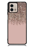 Pink Rose Gold Bronze Glitter Motorola Moto G Stylus 5G 2023 Case