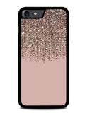 Pink Rose Gold Bronze Glitter iPhone SE 2nd Generation 2020 Case