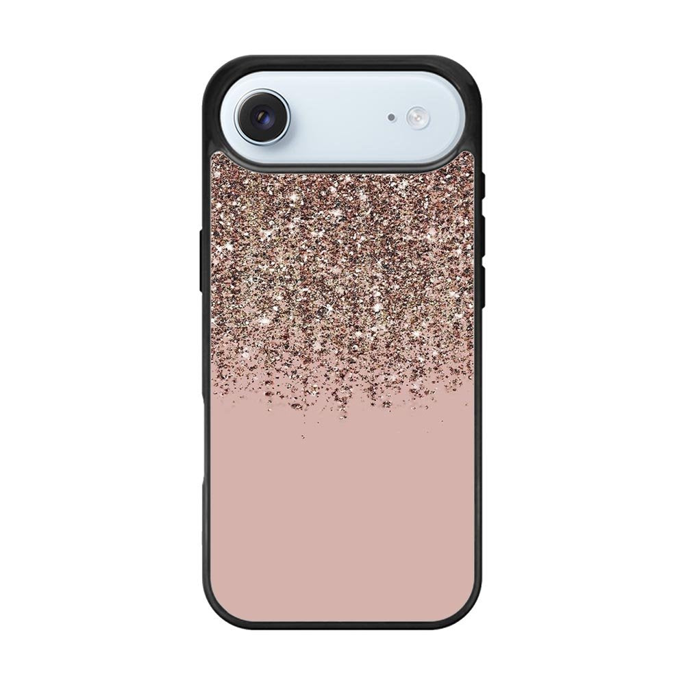 Pink Rose Gold Bronze Glitter iPhone Air Case