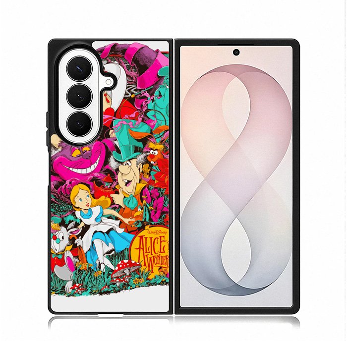 Alice In Wonderland Illustration Design  Case Samsung Galaxy Z Fold 8 Ultra Case DC0054