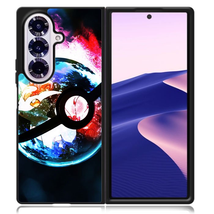 Amazing Pokemon Ball Wallpaper Case Samsung Galaxy Z Fold 7 Case DC0062