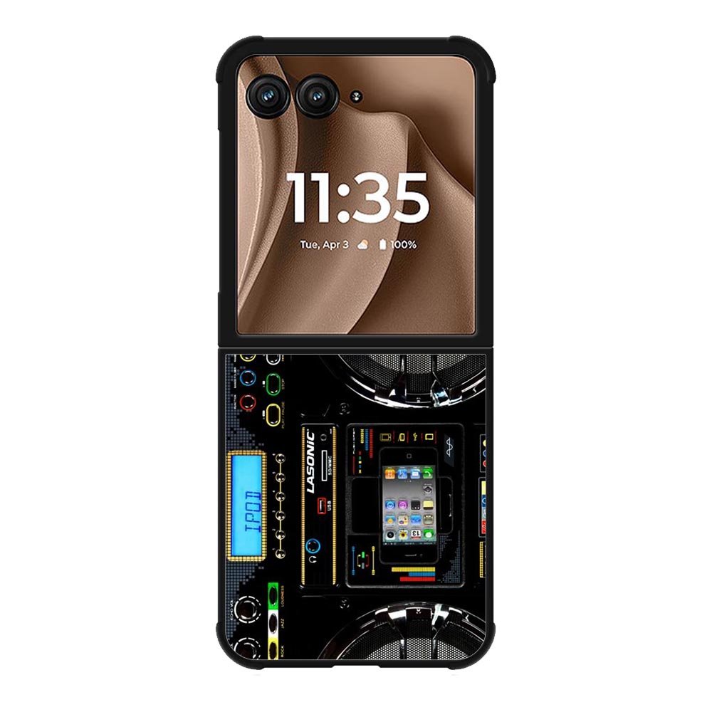 Boombox Ghetto Blaster Funny Motorola Moto RAZR Plus 2025 Case