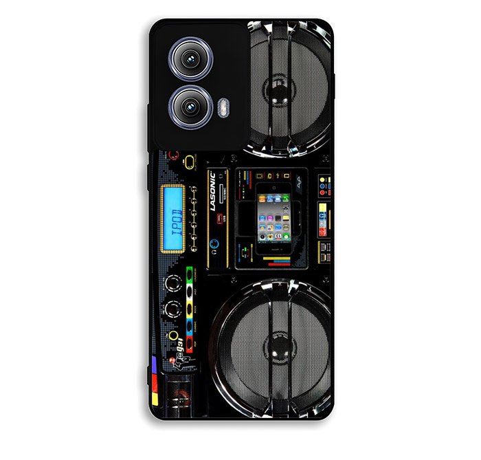 Boombox Ghetto Blaster Funny Motorola Moto Edge 2024 Case DC2103