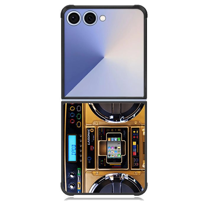 Boombox Ghetto Blaster Funny Case Samsung Galaxy Z Flip 7 Case DC0225