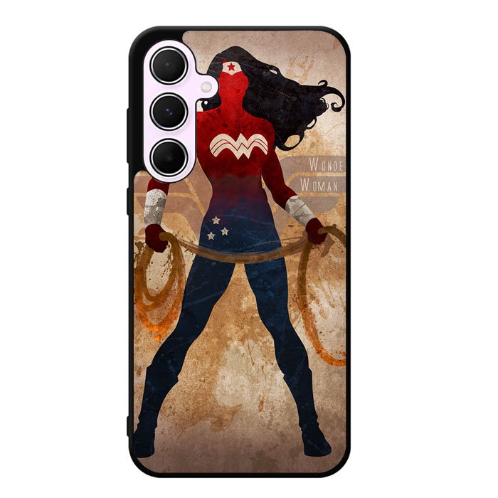 Wonder Woman Silhouette Samsung Galaxy A55 5G Case DC1979