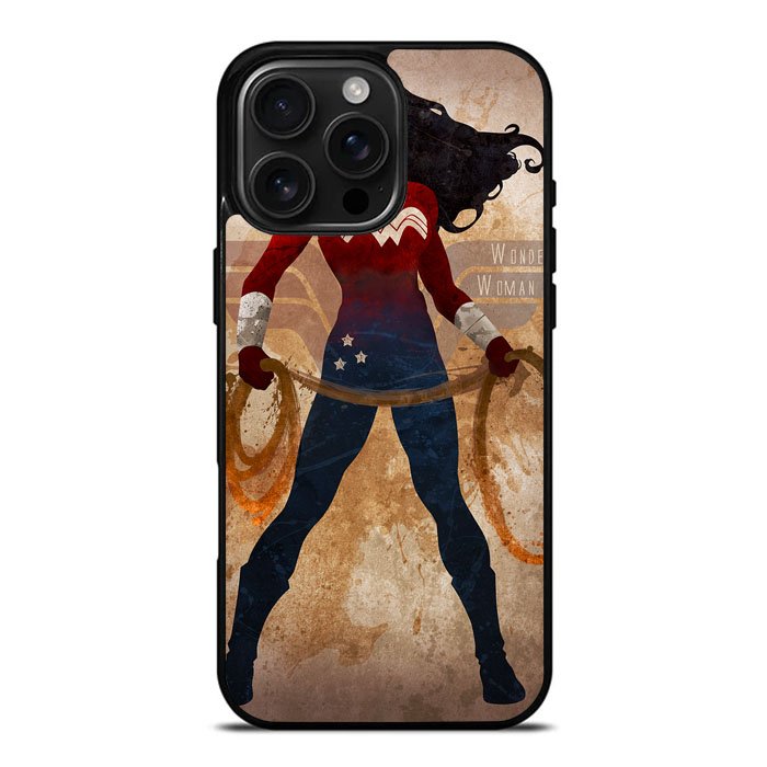 Wonder Woman Silhouette iPhone 16 Pro Max Case DC1979