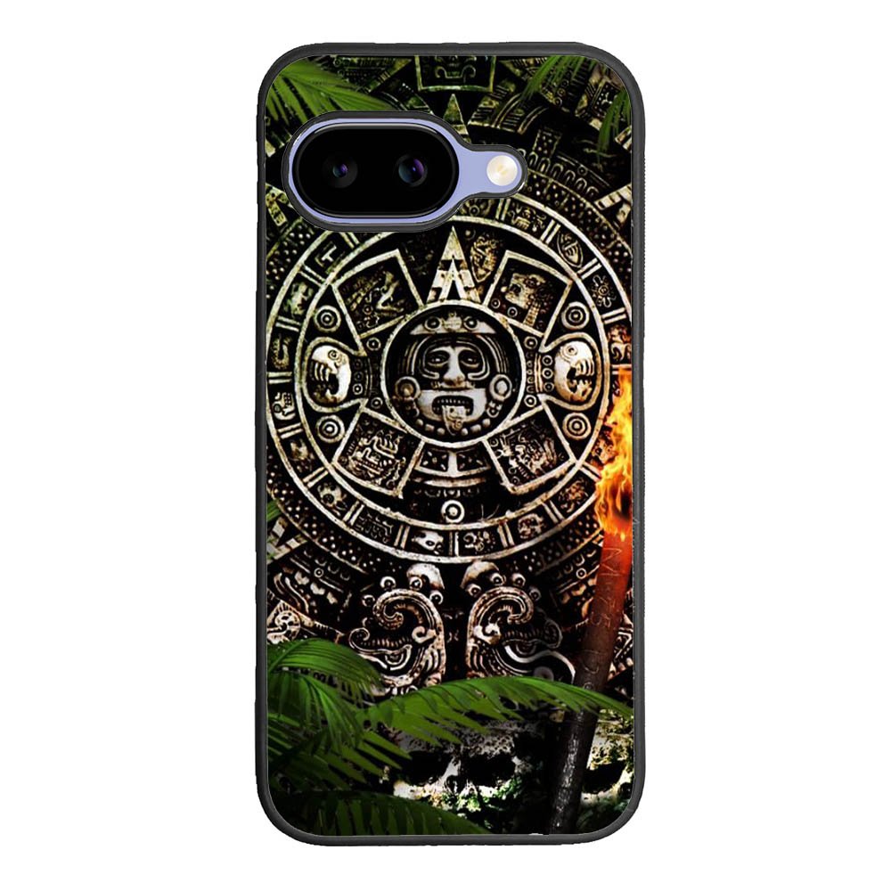 Aztec Calendar Texture Wallpaper Case Google Pixel 10A Case DC0126