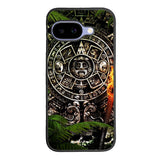 Aztec Calendar Texture Wallpaper Case Google Pixel 10A Case DC0126