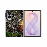 Aztec Calendar Texture Wallpaper Case Samsung Galaxy Z Fold 8 Case DC0126