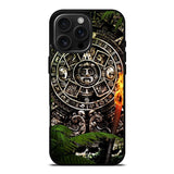 Aztec Calendar Texture Wallpaper Case iPhone 16 Pro Case DC0126