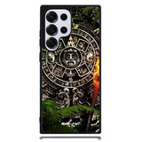 Aztec Calendar Texture Wallpaper Case Samsung Galaxy S24 Ultra Case DC0126
