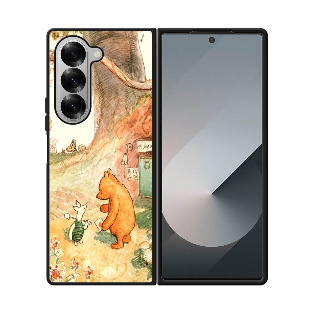 winnie the pooh vintage Samsung Galaxy Z Fold 7 5G Case