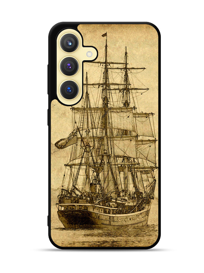 Vintage old ship Samsung Galaxy S25 Plus 5G , Samsung Galaxy S25+ 5G Case