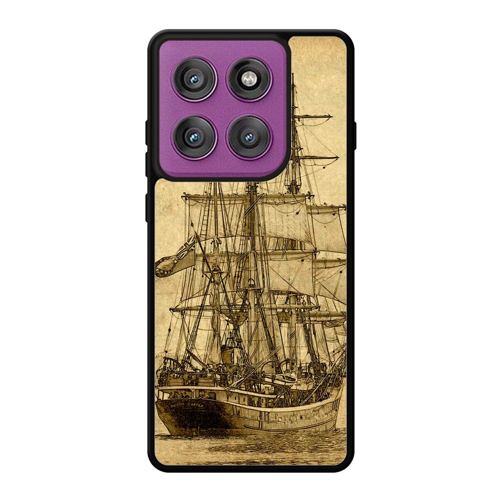 Vintage old ship Motorola Moto Edge 60 Pro Case