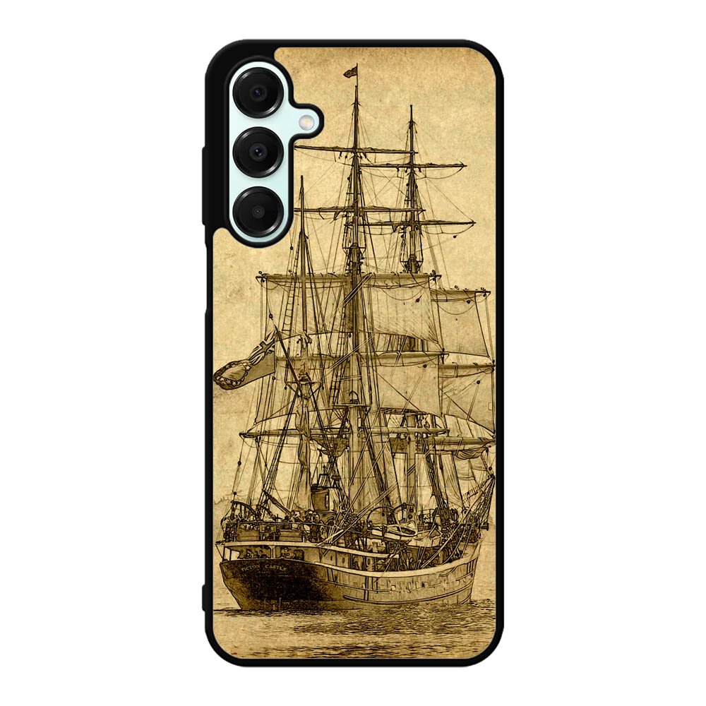 Vintage old ship Samsung Galaxy A16 Case DC1593