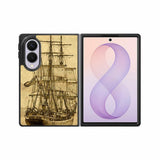 Vintage old ship Samsung Galaxy Z Fold 8 Case