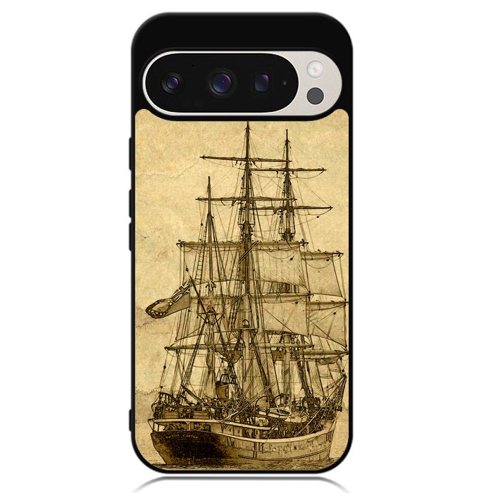 Vintage old ship Google Pixel 9 Pro XL Case