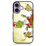 The Grinch Cartoon iPhone 16 Case DC1858