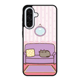 Pusheen Cat Wallpaper Samsung Galaxy A56 Case DC1527