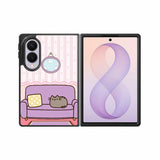 Pusheen Cat Wallpaper Samsung Galaxy Z Fold 8 Case DC1527
