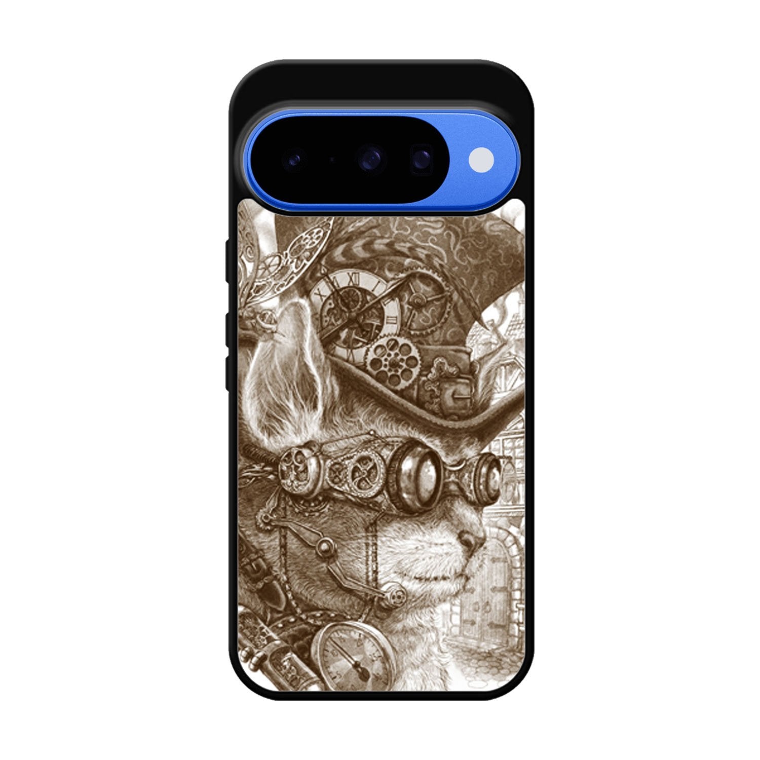Steampunk cats Google Pixel 10 Case