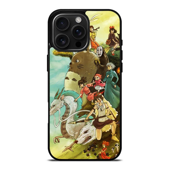 Studio Ghibli Characters iPhone 16 Pro Max Case DC1787