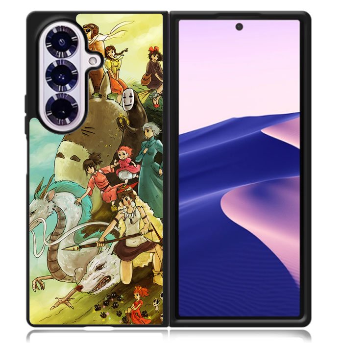 Studio Ghibli Characters Samsung Galaxy Z Fold 7 Case DC1787