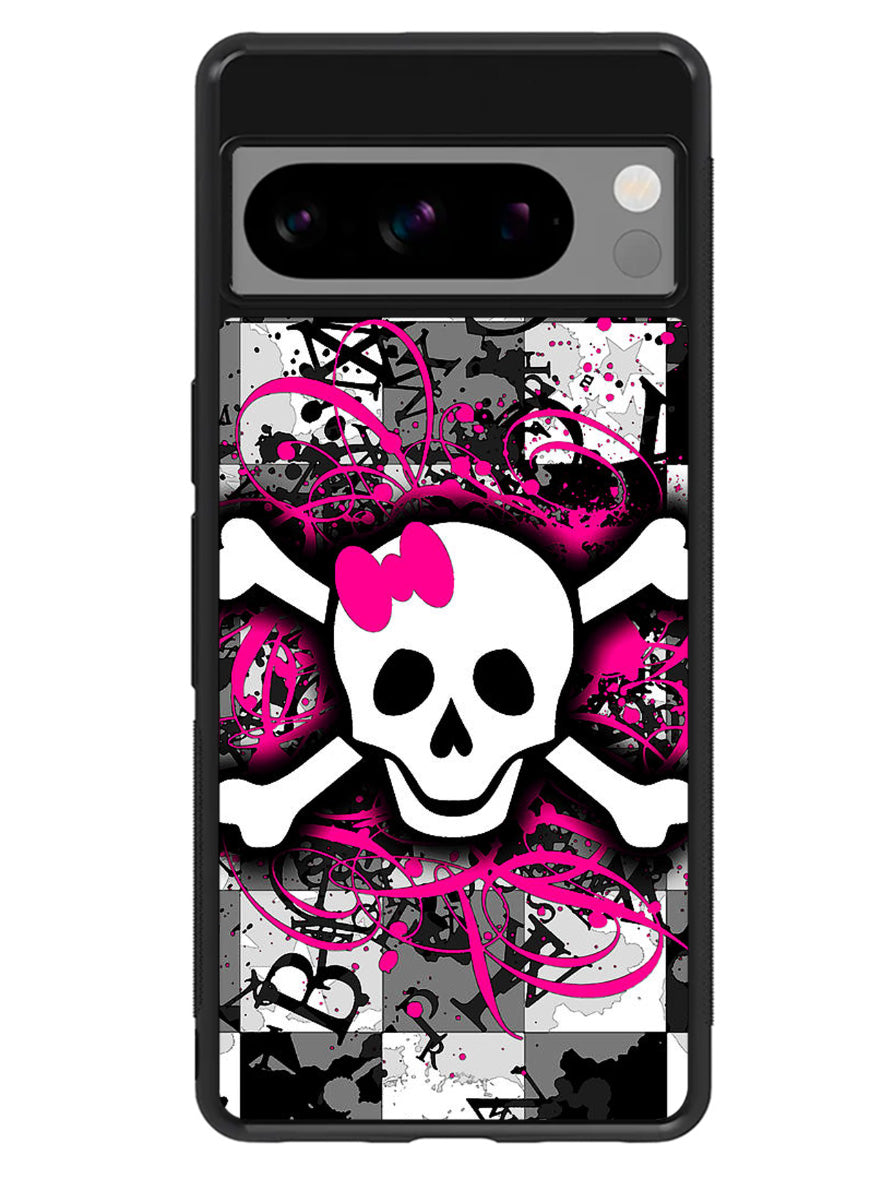 Girly Skull Google Pixel 8 Pro Case
