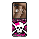 Girly Skull Motorola Moto RAZR Plus 2025 Case