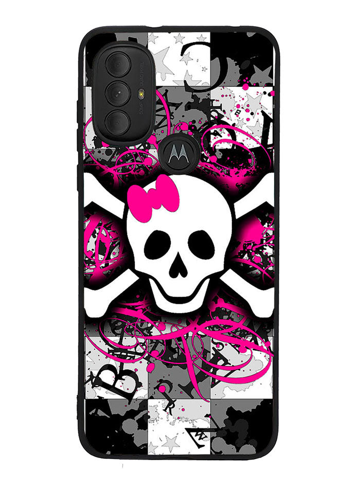 Girly Skull Motorola Moto G Pure 2021 , Moto G Power 2022 Case